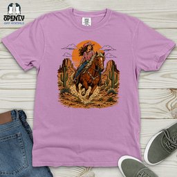 Desert Rider Heavy Cotton Comfort Colors Tee Gift For Animal Lover