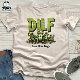 Dilf Unisex T Shirt Gift For Animal Lover