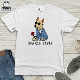 Doggie Style Heavy Cotton Comfort Colors Tee Gift For Animal Lover