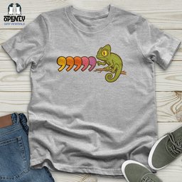 Comma Chameleon Unisex T Shirt Gift For Animal Lover