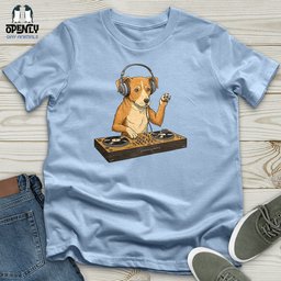 Dog DJ Unisex T Shirt Gift For Dog Lover