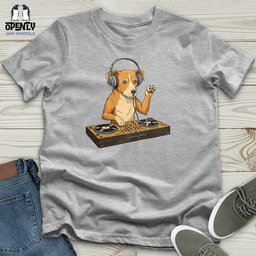 Dog DJ Unisex T Shirt Gift For Dog Lover