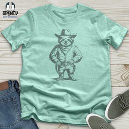 Cowboy Sloth Unisex T Shirt Gift For Animal Lover