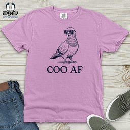 Coo AF Heavy Cotton Comfort Colors Tee Gift For Animal Lover