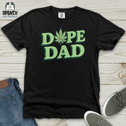Dope Dad Heavy Cotton Comfort Colors Tee Gift For Dad