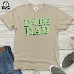Dope Dad Heavy Cotton Comfort Colors Tee Gift For Dad