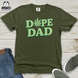 Dope Dad Heavy Cotton Comfort Colors Tee Gift For Dad
