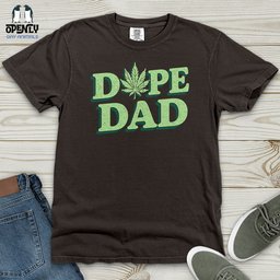 Dope Dad Heavy Cotton Comfort Colors Tee Gift For Dad