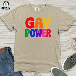 Gay Power Heavy Cotton Comfort Colors Tee Gift For Animal Lover
