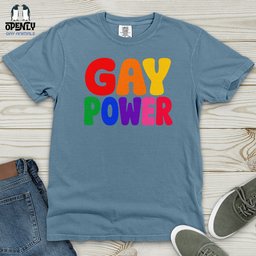 Gay Power Heavy Cotton Comfort Colors Tee Gift For Animal Lover