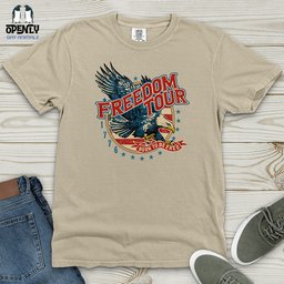 Freedom Tour Heavy Cotton Comfort Colors Tee Gift For Animal Lover