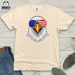 Eagle Eye Heavy Cotton Comfort Colors Tee Gift For Animal Lover