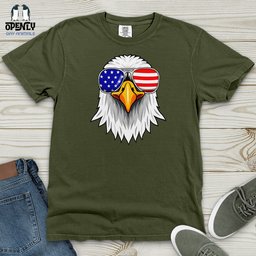 Eagle Eye Heavy Cotton Comfort Colors Tee Gift For Animal Lover