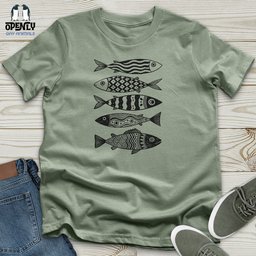 Fish Unisex T Shirt Gift For Animal Lover