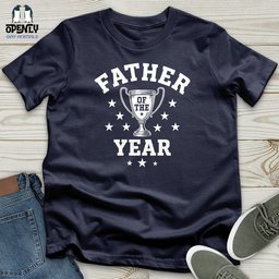 Father Of The Year Softstyle Tee Gift For Dad