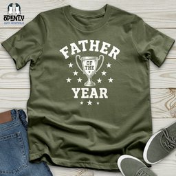 Father Of The Year Softstyle Tee Gift For Dad