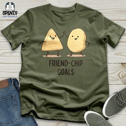Friend Chip Goals Softstyle Tee Gift For Animal Lover