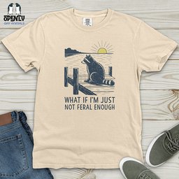 Funny Raccoon Heavy Cotton Comfort Colors Tee Gift For Animal Lover
