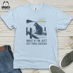 Funny Raccoon Heavy Cotton Comfort Colors Tee Gift For Animal Lover