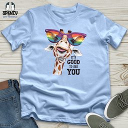 Giraffe IT Is Good To See You Softstyle Tee Gift For Animal Lover
