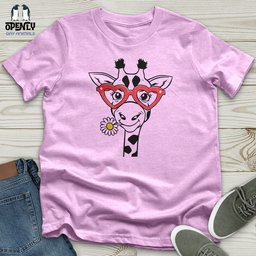 Giraffe Unisex T Shirt Gift For Animal Lover