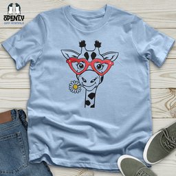 Giraffe Unisex T Shirt Gift For Animal Lover
