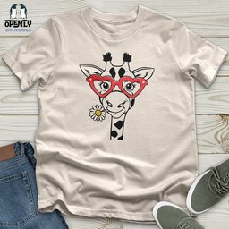 Giraffe Unisex T Shirt Gift For Animal Lover