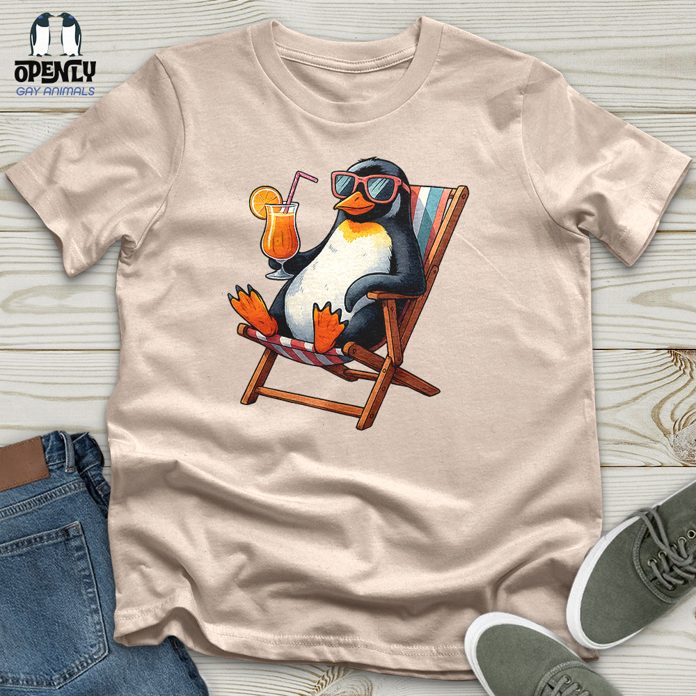 Chillin Penguin Paradise Unisex T Shirt Gift For Animal Lover