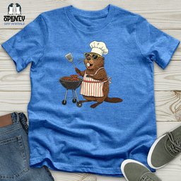 Chef Beaver Unisex T Shirt Gift For Animal Lover