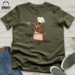 Chef Beaver Unisex T Shirt Gift For Animal Lover