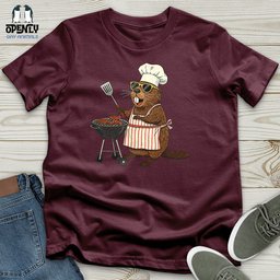 Chef Beaver Unisex T Shirt Gift For Animal Lover