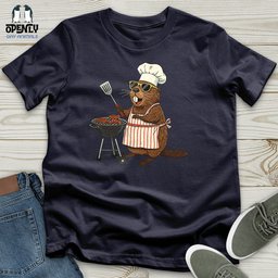 Chef Beaver Unisex T Shirt Gift For Animal Lover