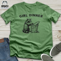 Girl Dinner Unisex T Shirt Gift For Animal Lover