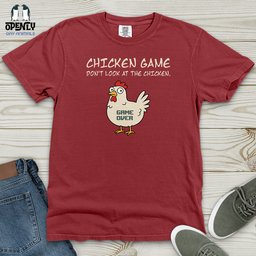 Chicken Game Heavy Cotton Comfort Colors Tee Gift For Animal Lover