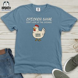Chicken Game Heavy Cotton Comfort Colors Tee Gift For Animal Lover