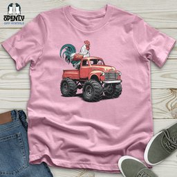 Chicken Monster Truck Unisex T Shirt Gift For Animal Lover