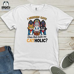 Catholic Heavy Cotton Comfort Colors Tee Gift For Animal Lover