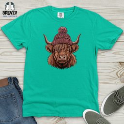 Cattle Cozy Heavy Cotton Comfort Colors Tee Gift For Animal Lover