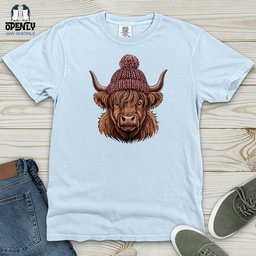 Cattle Cozy Heavy Cotton Comfort Colors Tee Gift For Animal Lover