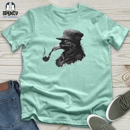 Captain Raven Unisex T Shirt Gift For Animal Lover