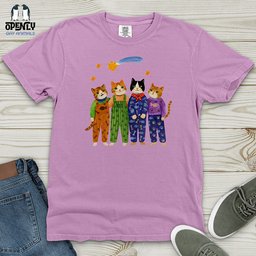 Cat In Sunny Day Heavy Cotton Comfort Colors Tee Gift For Cat Lover