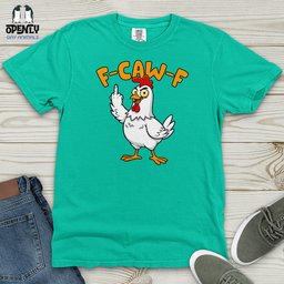 F Caw F 02 Heavy Cotton Comfort Colors Tee Gift For Animal Lover