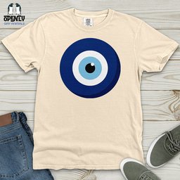 Evil Eye 02 Heavy Cotton Comfort Colors Tee Gift For Animal Lover