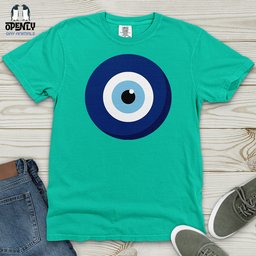 Evil Eye 02 Heavy Cotton Comfort Colors Tee Gift For Animal Lover