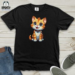Cat 2 Heavy Cotton Comfort Colors Tee Gift For Cat Lover