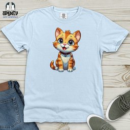 Cat 2 Heavy Cotton Comfort Colors Tee Gift For Cat Lover