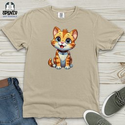 Cat 2 Heavy Cotton Comfort Colors Tee Gift For Cat Lover