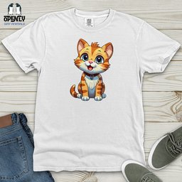 Cat 2 Heavy Cotton Comfort Colors Tee Gift For Cat Lover