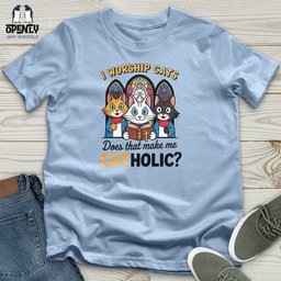 Catholic Unisex T Shirt Gift For Animal Lover