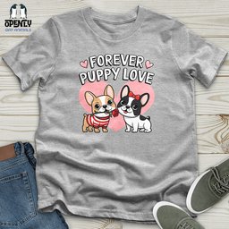 Forever Puppy Love Unisex T Shirt Gift For Animal Lover